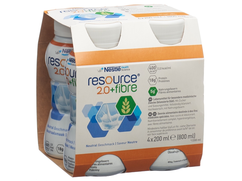 RESOURCE 2.0 Fibre Neutral 4 x 200 ml