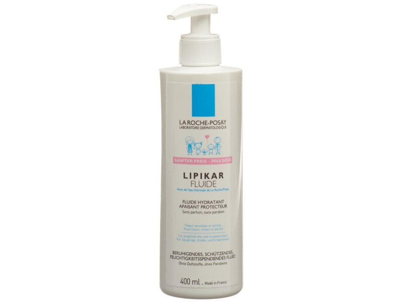 LA ROCHE-POSAY Lipikar fluide hydratant apaisant protecteur 400 ml