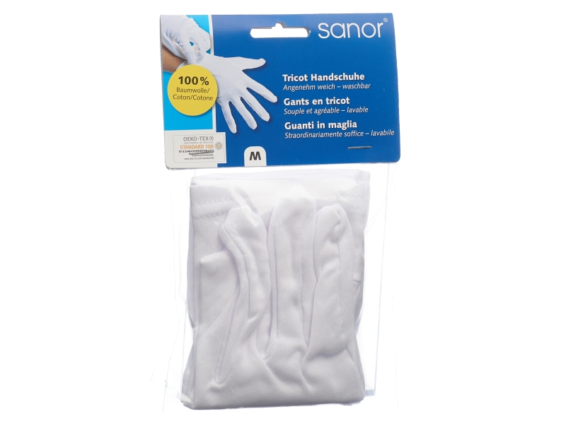 SANOR gants en tricot M 1 paire