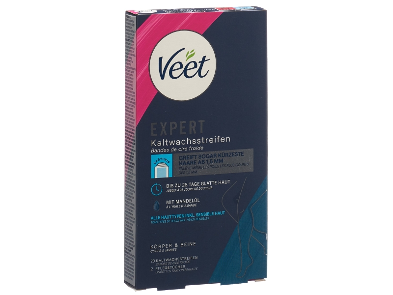 VEET bandes de cire froide jambes et corps