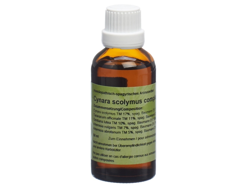 SPAGYROS cynara scolymus teinture mère comp 50 ml