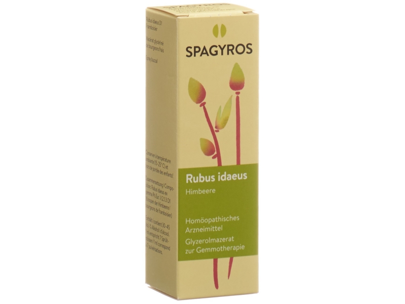 SPAGYROS Gemmo rubus ideaeus macérat glycériné 1 D 30 ml