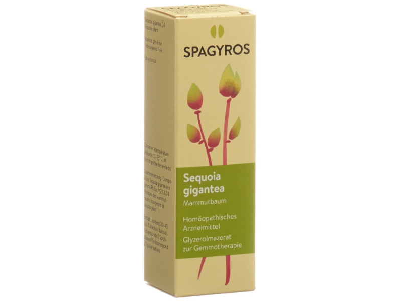 SPAGYROS Gemmo sequoia gigantum macérat glycériné 4 D 30 ml