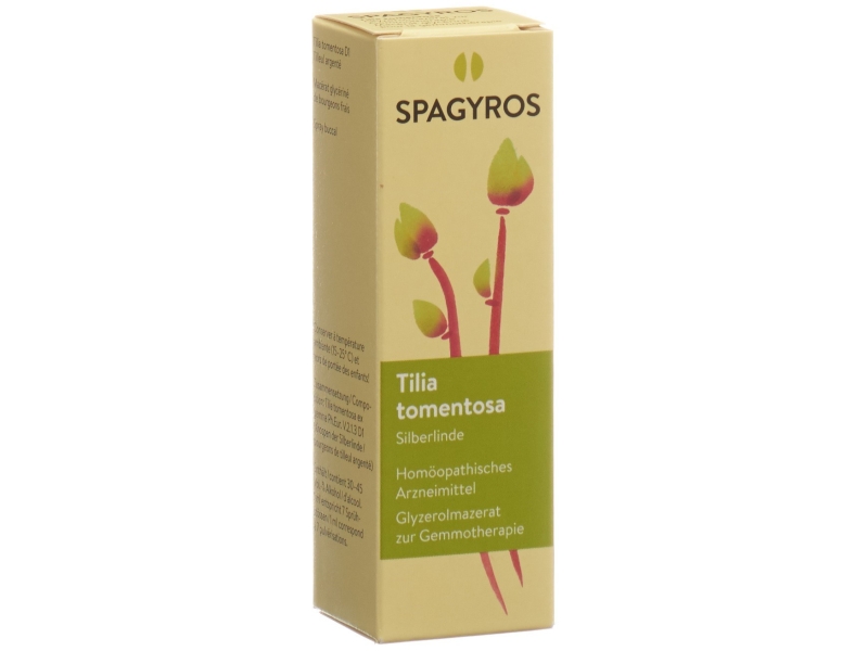 SPAGYROS Gemmo tilia tomentosa macérat glycériné 1 D 30 ml