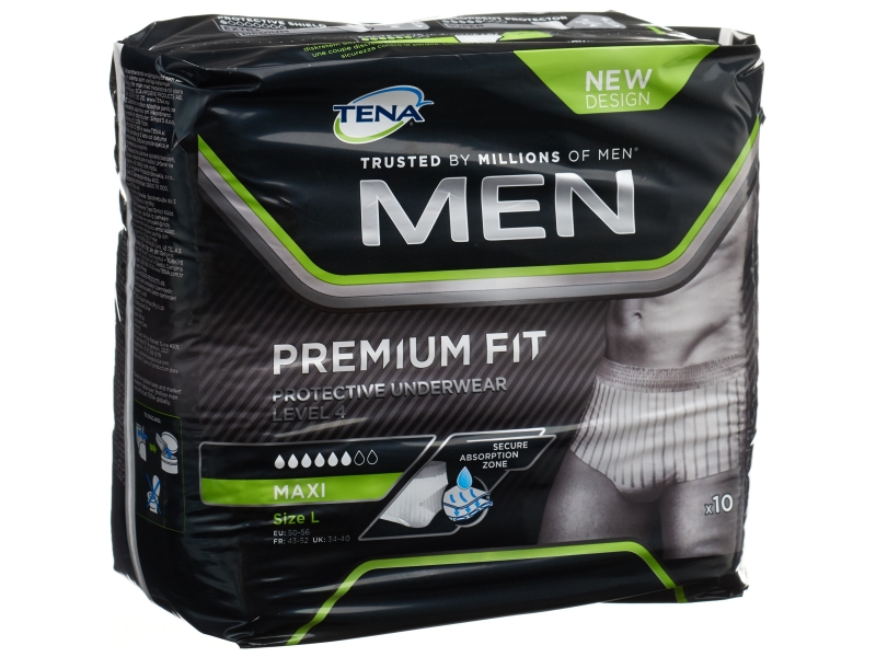 TENA Men Premium Fit Underwear Level 4 L 10 Stk