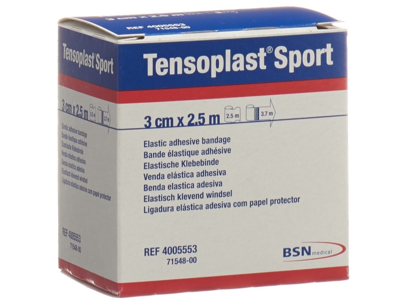 TENSOPLAST SPORT Elastisches Tape 3cmx2.5m