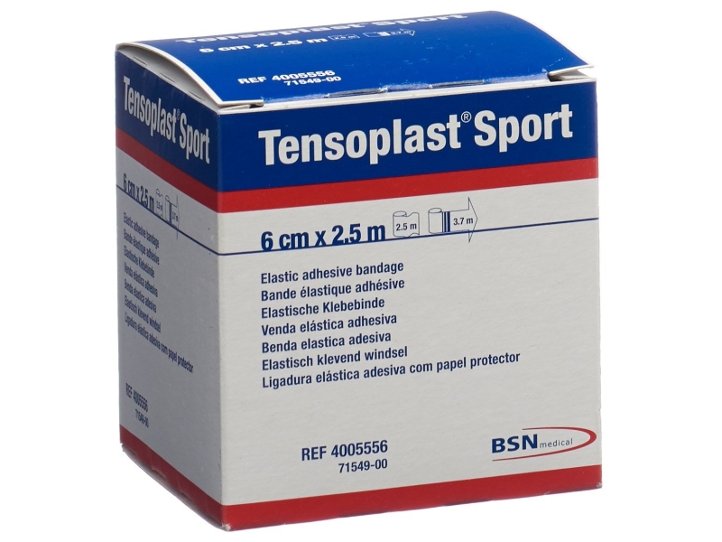 TENSOPLAST SPORT Elastisches Tape 6cmx2.5m