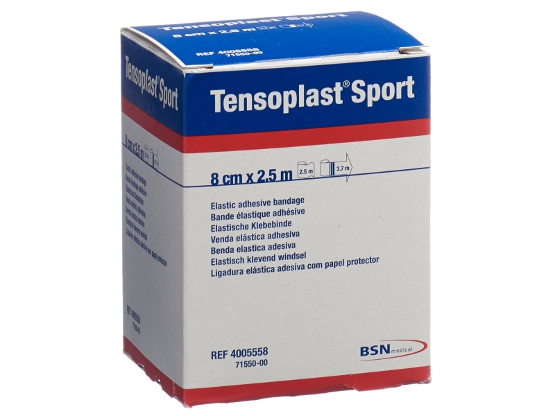 TENSOPLAST SPORT Elastisches Tape 8cmx2.5m