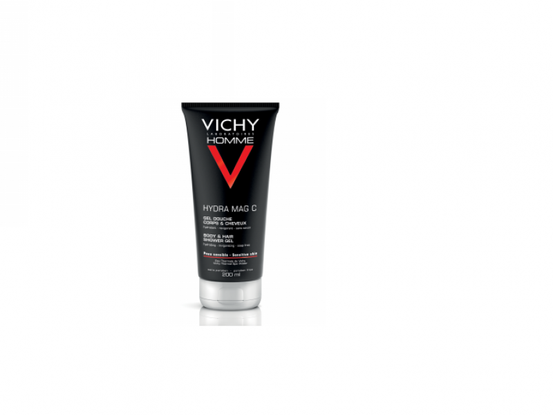 VICHY Homme Hydra mag C gel douche hydratant énergisant & revigorant  200 ml