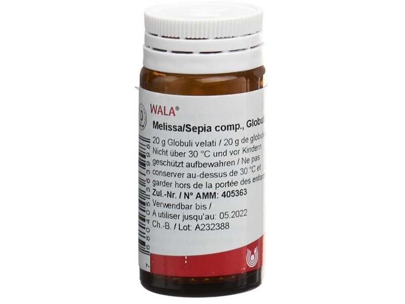 WALA melissa/sepia comp. globules flacon 20 g