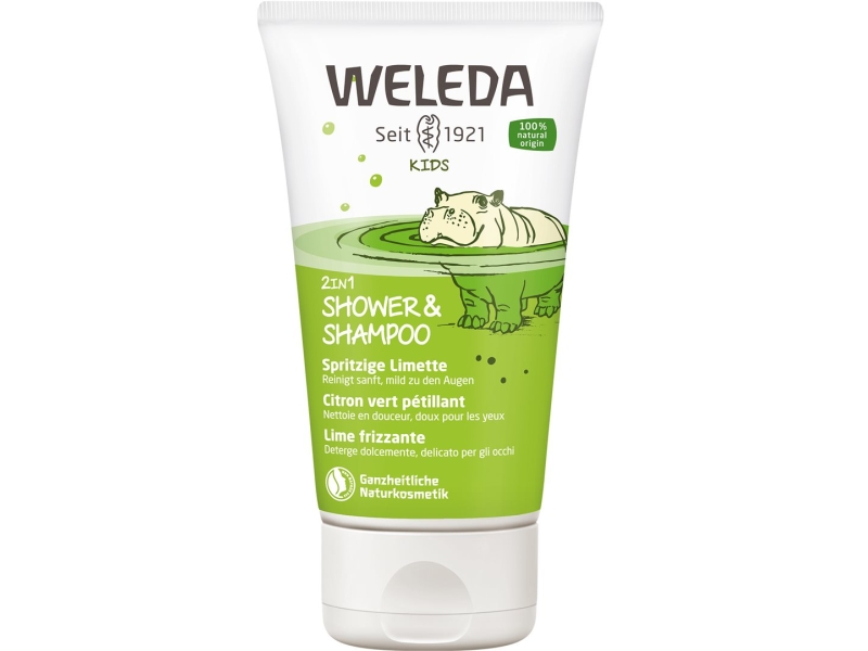 WELEDA Kids 2in1 Shower & Shampoo Spritzige Limette 150 ml