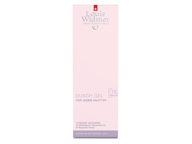 LOUIS WIDMER gel douche non parfumé 200 ml