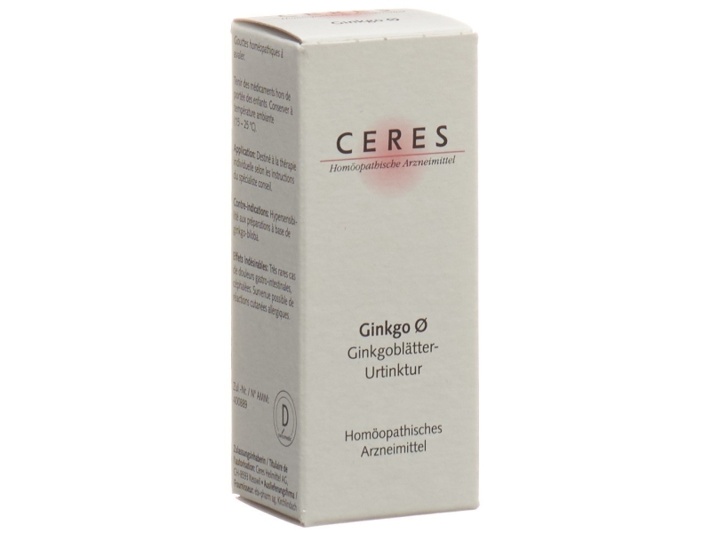 CERES Ginkgo Urtinkt Fl 20 ml