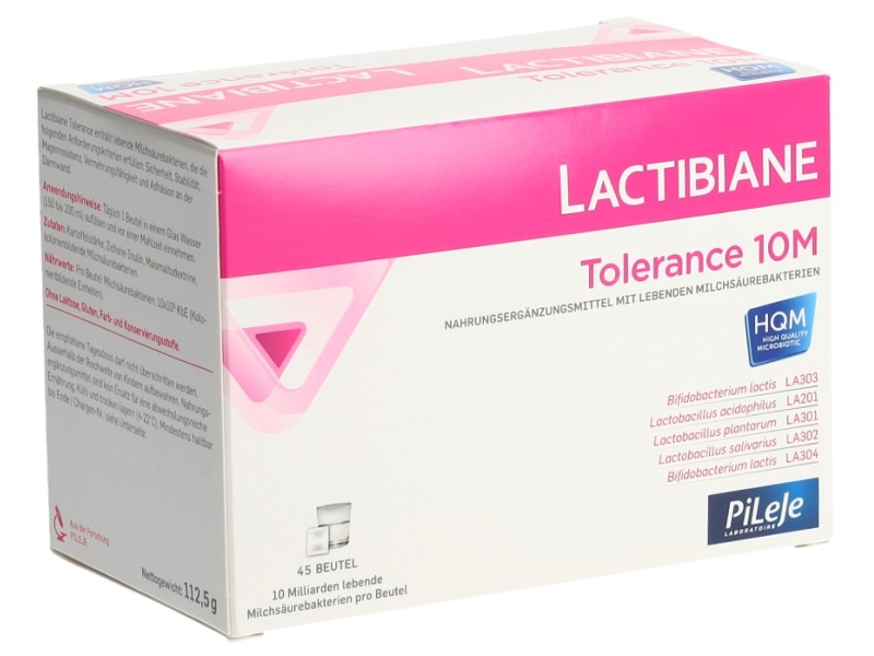 LACTIBIANE Tolérance 10m poudre sachet 45 pièces