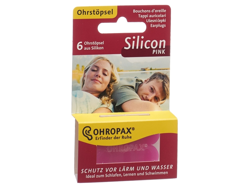 OHROPAX Sourdines en Silicone 6 pièces