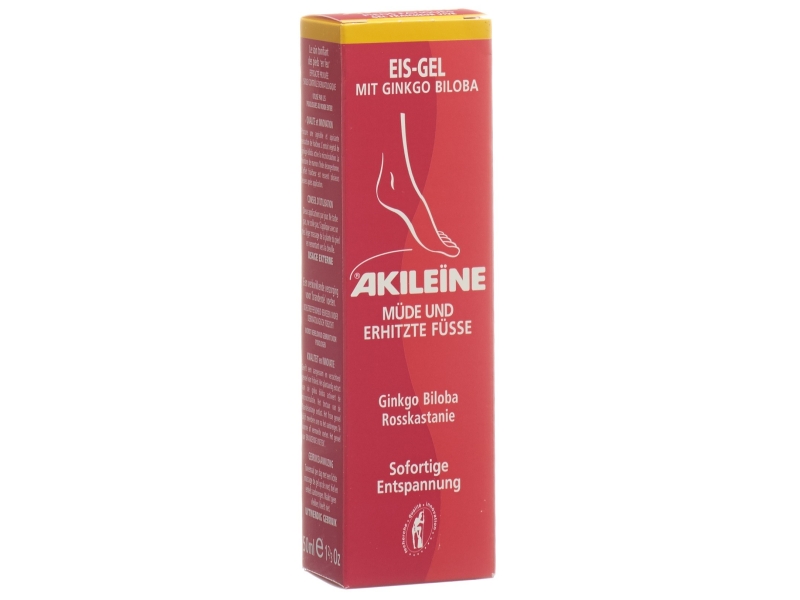 AKILEINE Rouge Gel fraicheur au Gingko tube 50ml