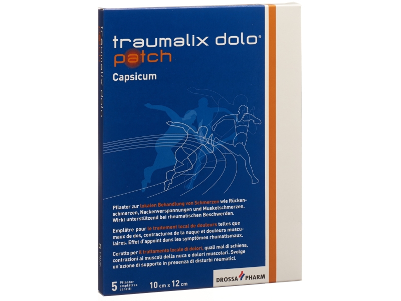 TRAUMALIX Dolo patch 10cm x 12cm 5 pièces