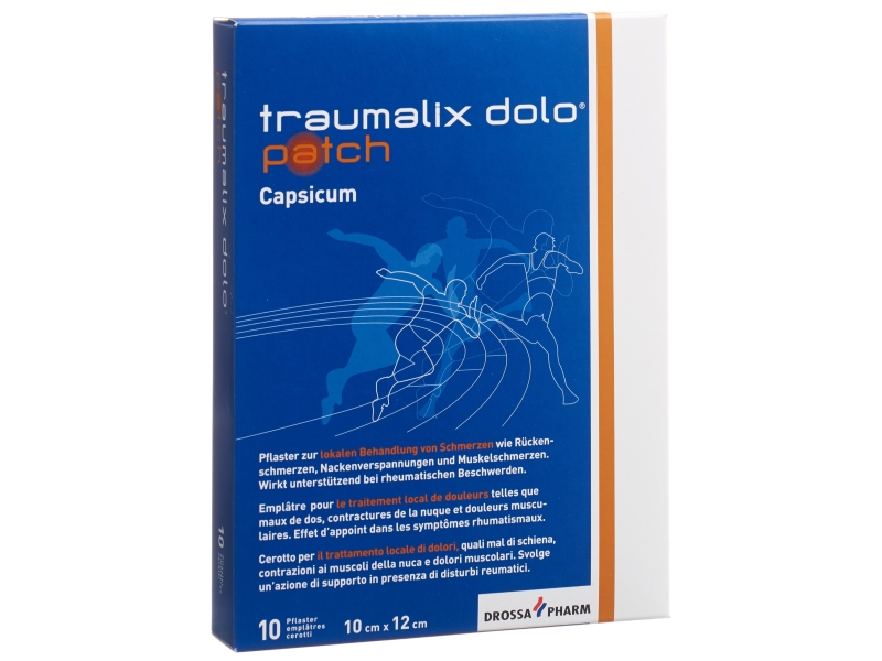 TRAUMALIX Dolo patch 10cmx12cm 10 pièces