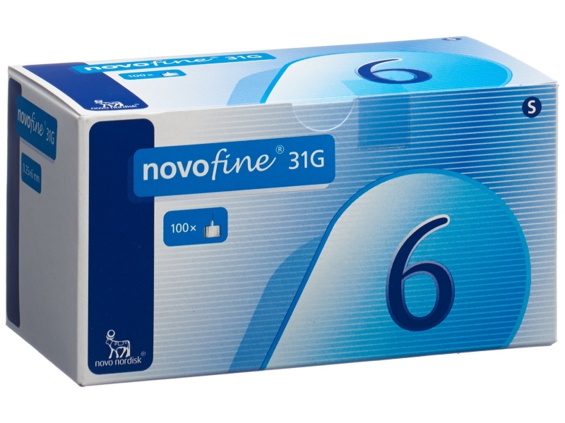 NOVOFINE aiguilles injection 6mm 31G 100 pièces