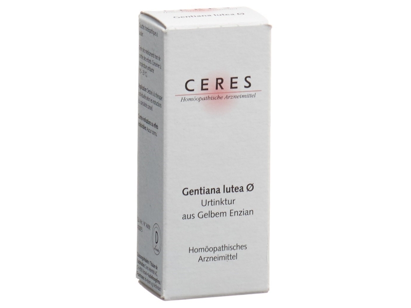 CERES Gentiana Lutea teinture mère 20ml