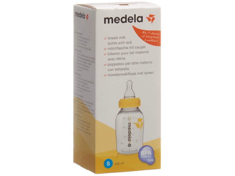 MEDELA biberon 150ml avec tétine S 0-3 mois