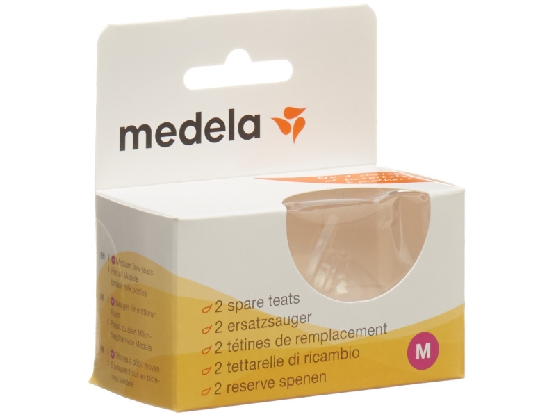 MEDELA Ersatzsauger mit mittlerem Fluss 2 Stk