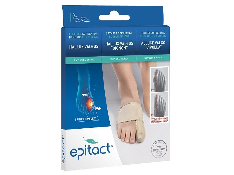 EPITACT Orthèse Corrective Hallux Valgus Jour Taille L 23-24.5cm