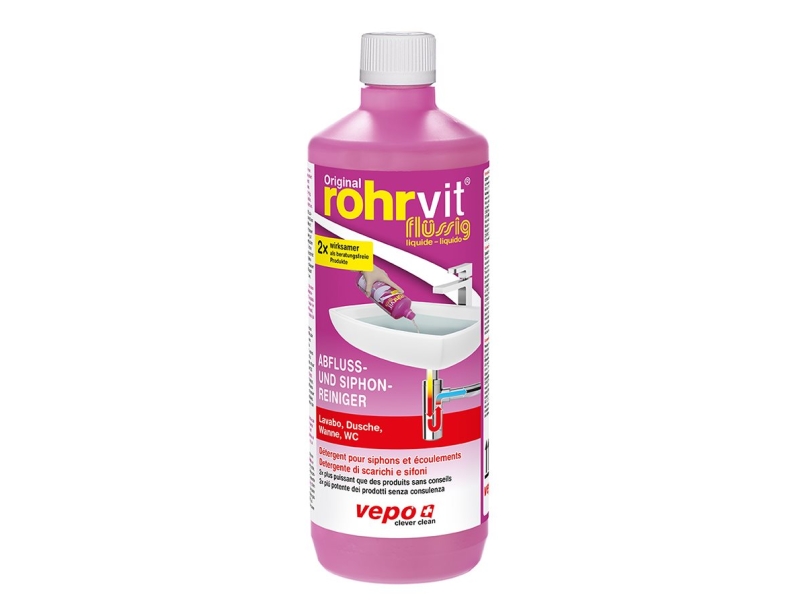 ROHRVIT détergent écoulement liquide prêt à l'usage 1000 ml