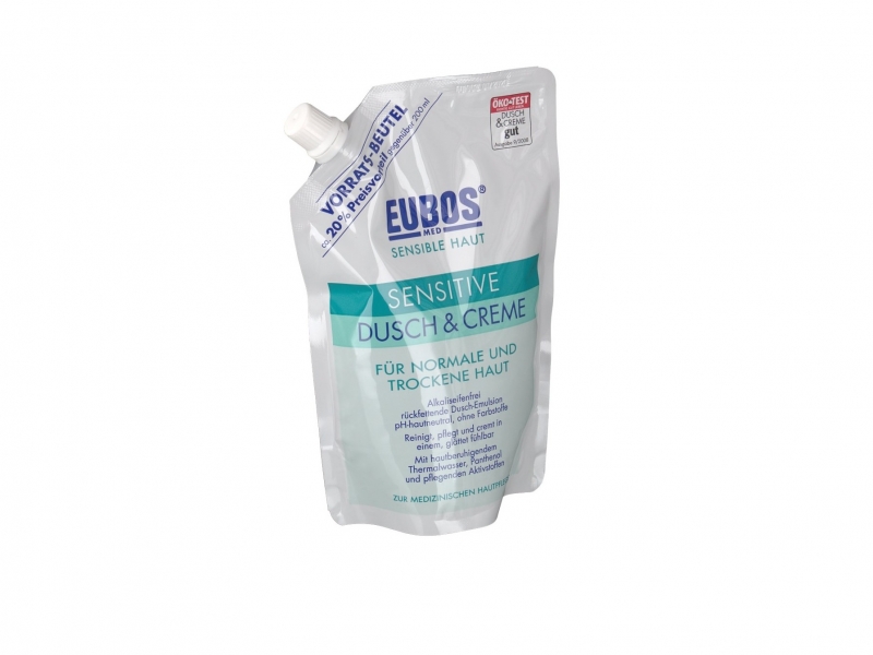 EUBOS Sensitive douche + crème recharge 400 ml