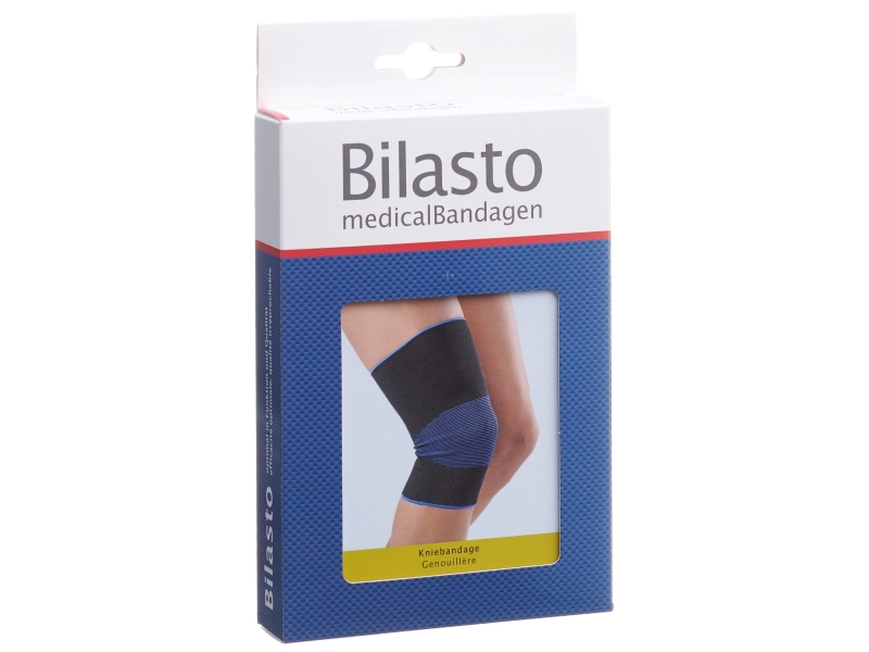 BILASTO genouillère XL noir/bleu 1 pièce