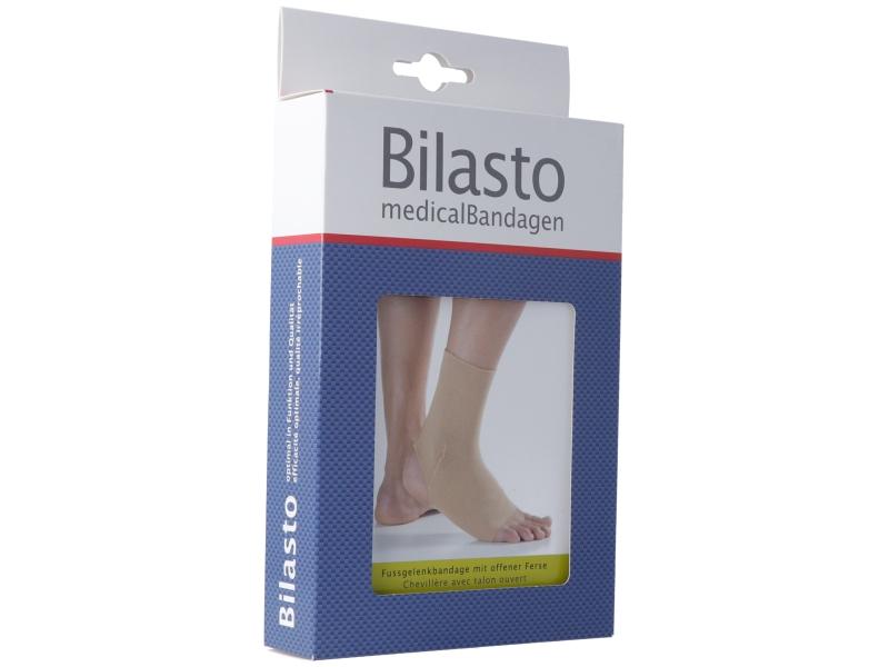 BILASTO chevillère XL talon ouvert beige 1 pièce