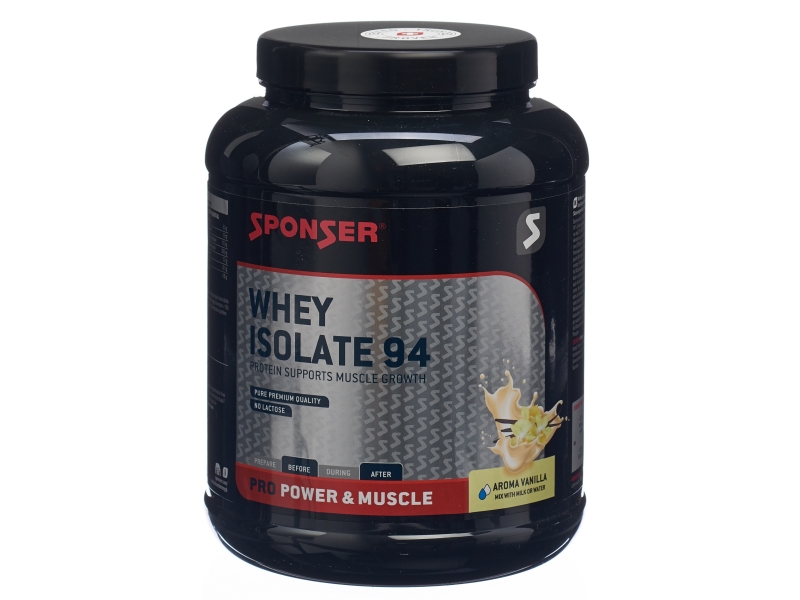 SPONSER whey isolate 94 vanille boîte 850 g