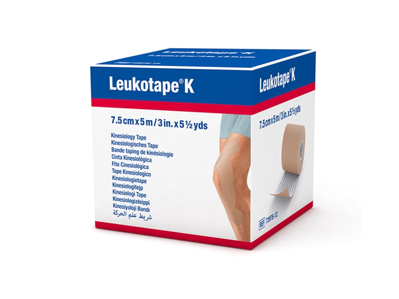 LEUKOTAPE K bande adhésive 5m x 7.5cm chair 1 pièce