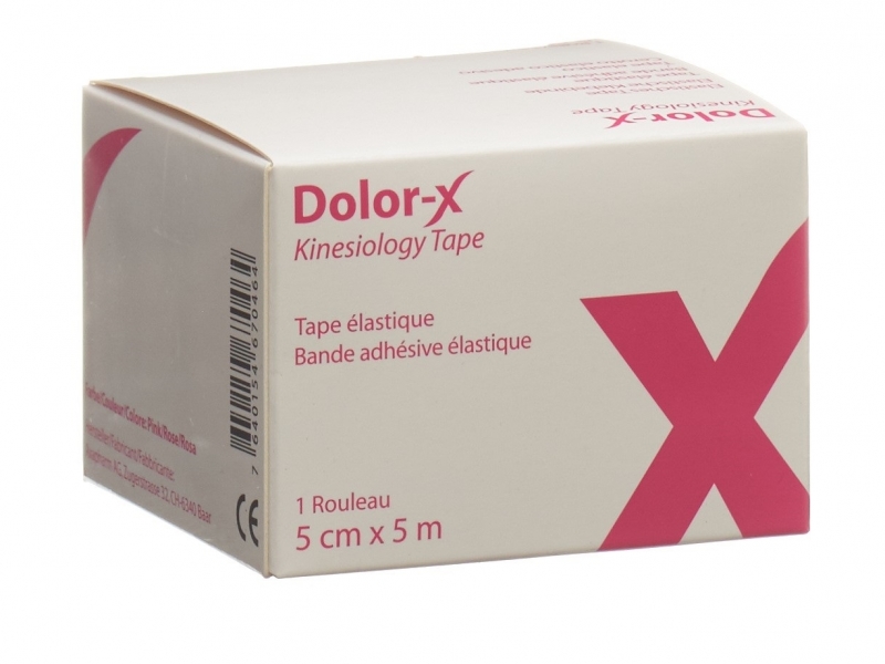 Dolor-X Kinesiology Tape 5cmx5m rosa