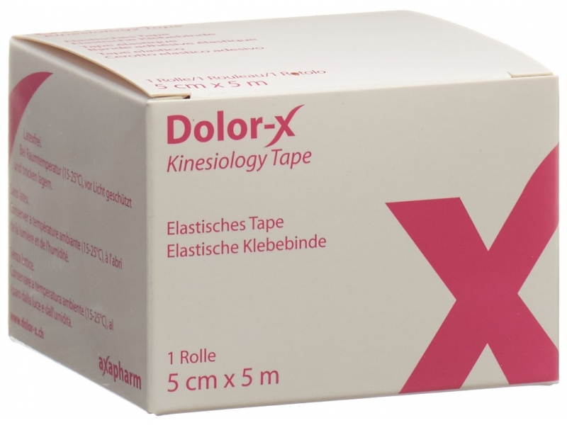 DOLOR-X Kinesiology Tape 5cmx5m pink