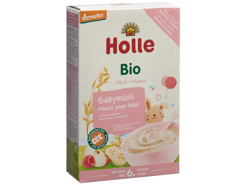 HOLLE bouillie muesli pour bébé bio 250 g