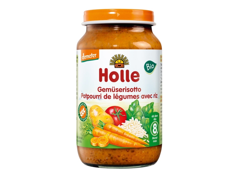 HOLLE potpourri légumes avec riz bio 220 g