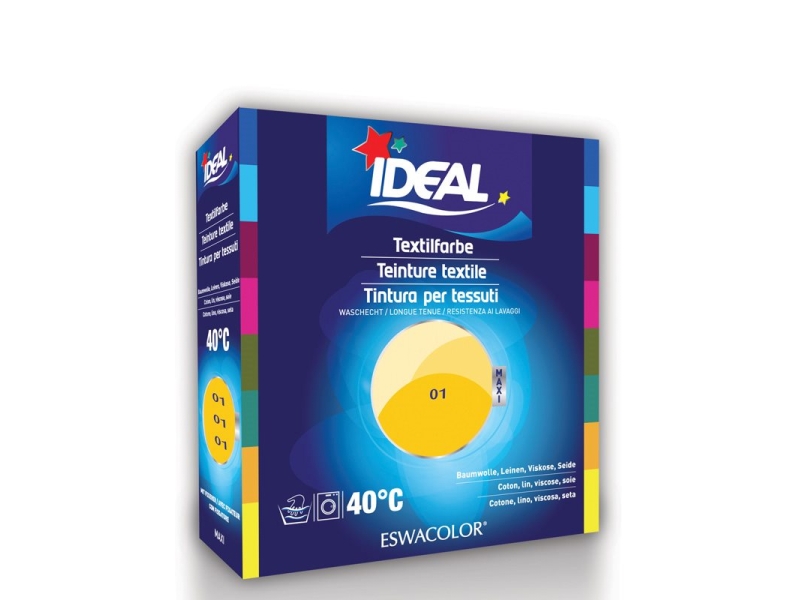 IDEAL MAXI coton color No01 jaune