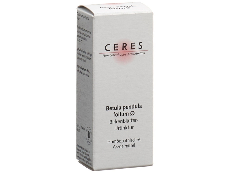 CERES Betula Pendula Folium teinture mère flacon 20ml