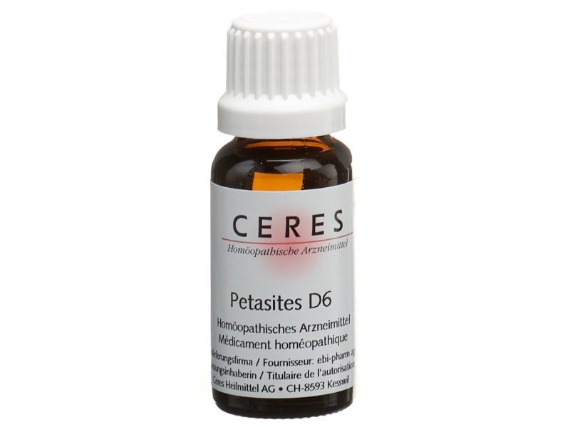 CERES Petasites D 6 Dilution Fl 20 ml