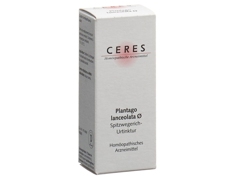 CERES Plantago lanceolata Urtinkt Fl 20 ml