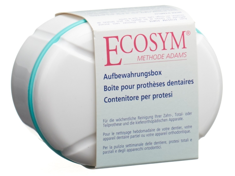 ECOSYM boîte de rangement pour prothèse dentaire