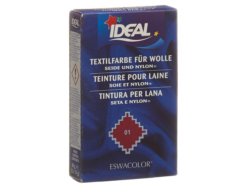 IDEAL Wolle Color Plv No01 rot 30 g