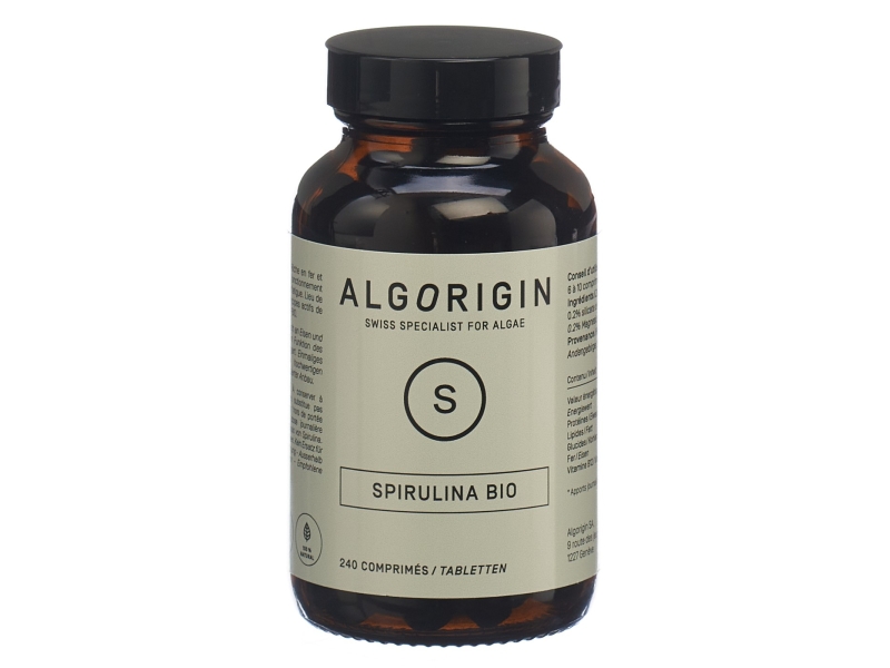 ALGORIGIN spiruline comprimés bio flacon 240 pièces