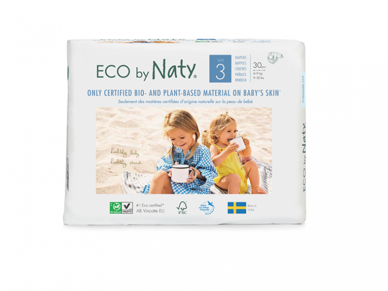 NATY Langes Midi n°3 4-9kg 30pièces