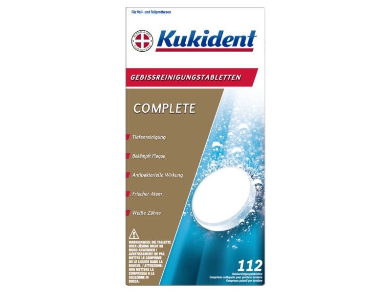 KUKIDENT Reinigung-Tabs frische Minze 112 Stk