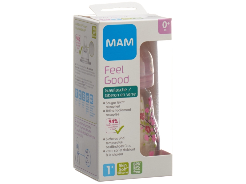 MAM Feel Good Glasflasche 170ml 0+m