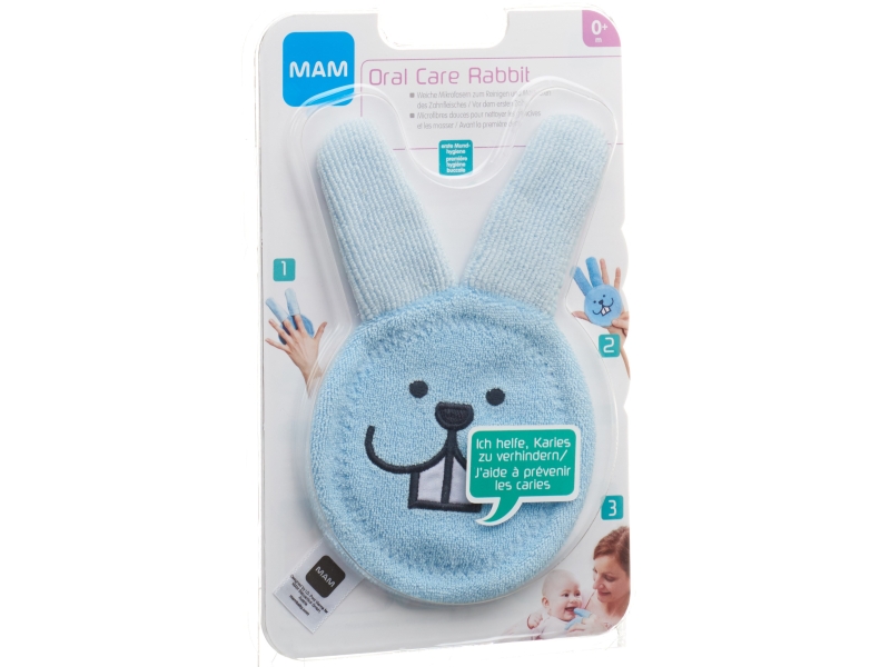 MAM Oral Care Rabbit Mundhygiene 0+m