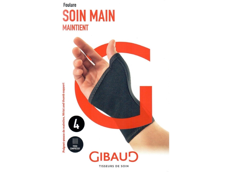 GIBAUD maintien poignet pouce XL 20-21cm