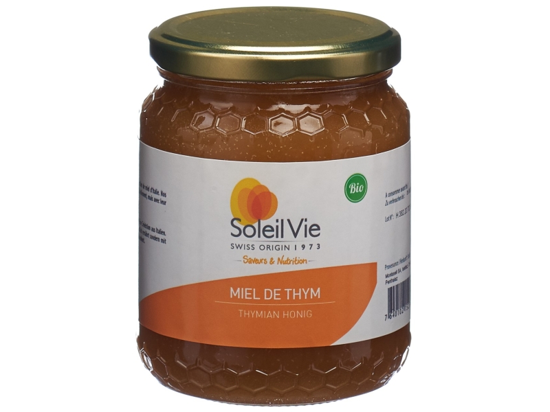 SOLEIL VIE miel de thym bio 500 g